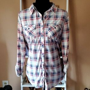 🌻 Plaid Button Down